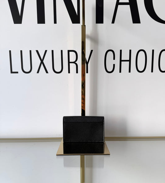 Portamonete in Saffiano Prada