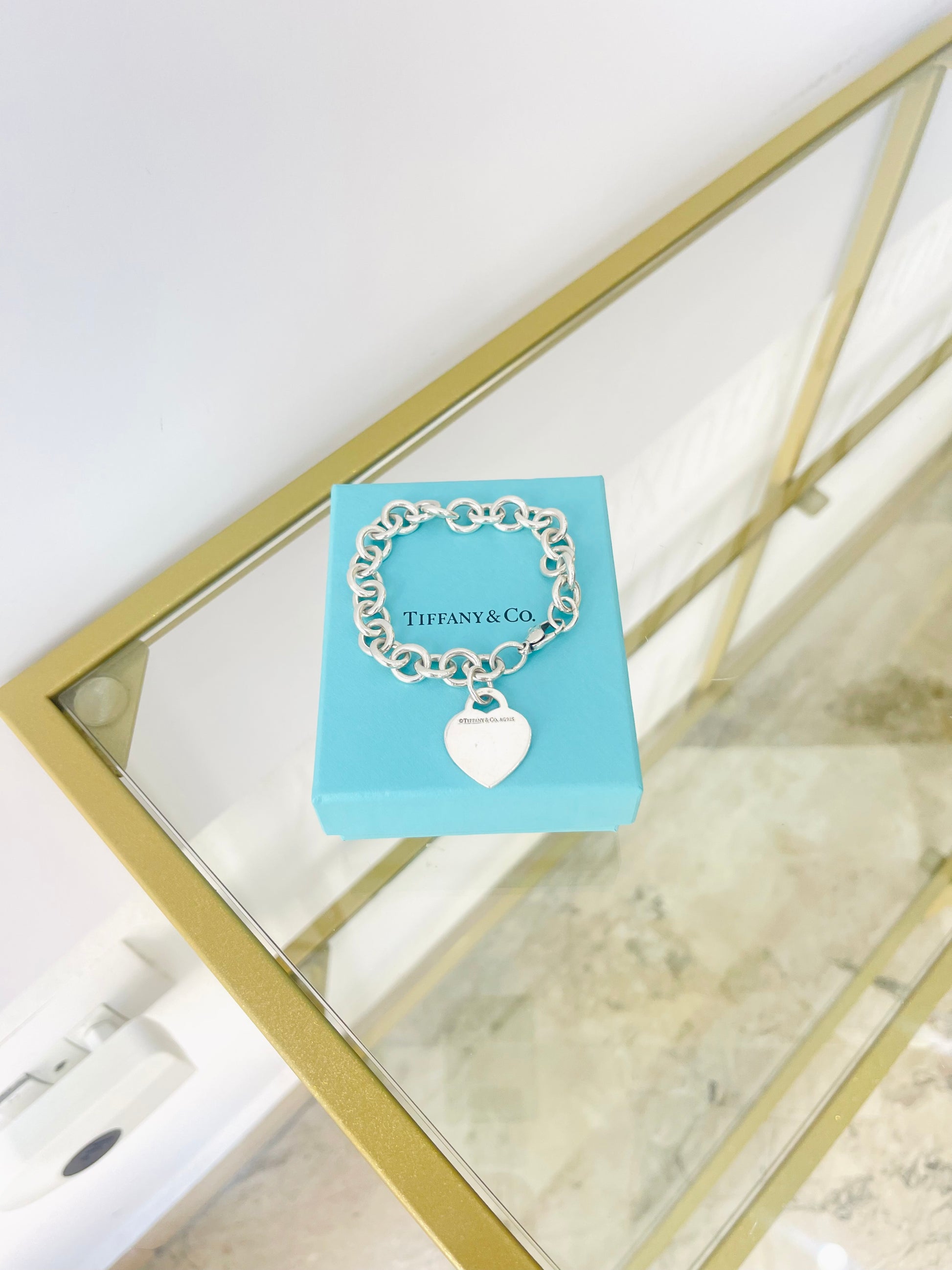 Bracciale a maglie cuore M Tiffany