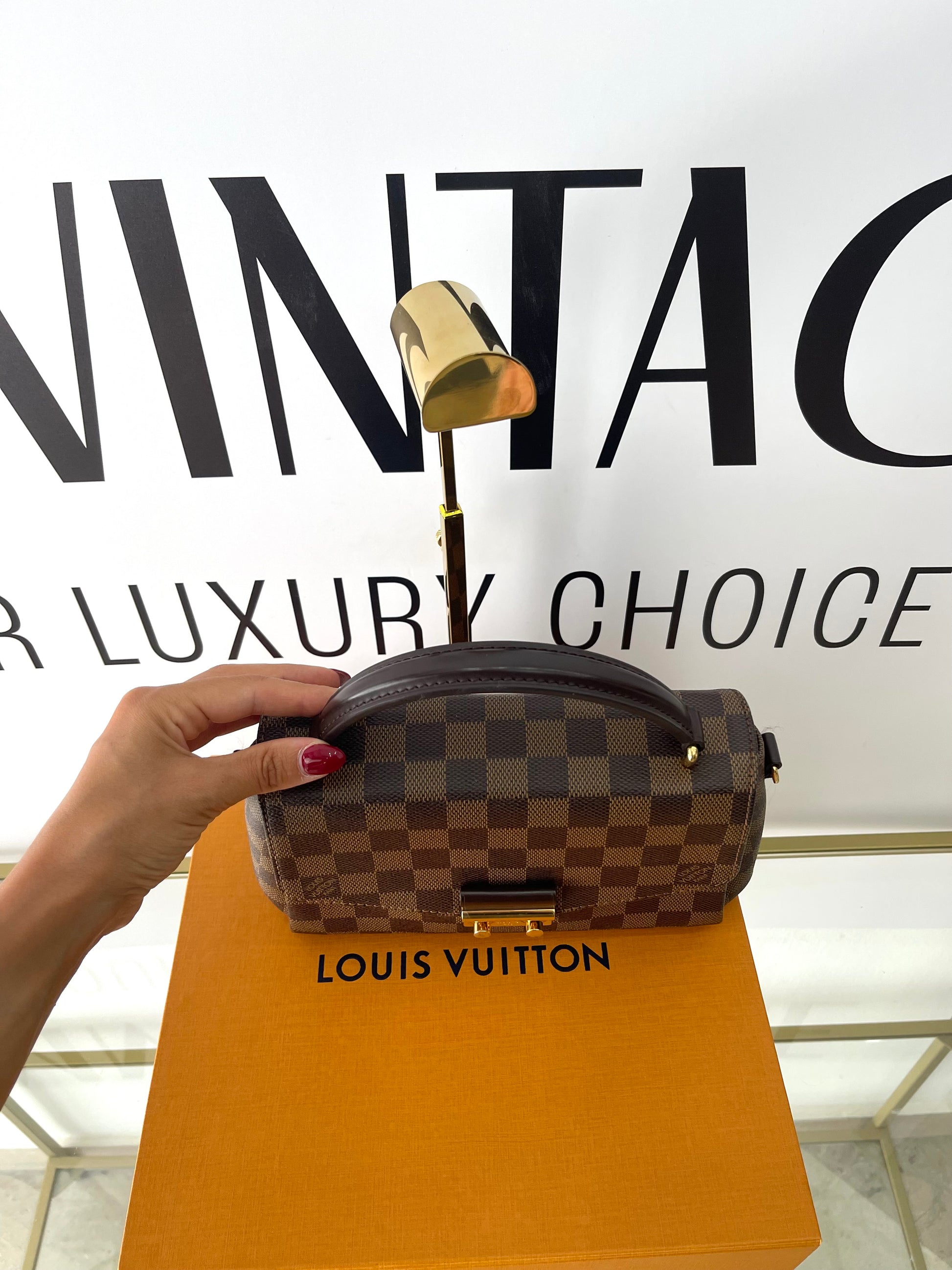 Borsa Croisette Damier Ebène Louis Vuitton