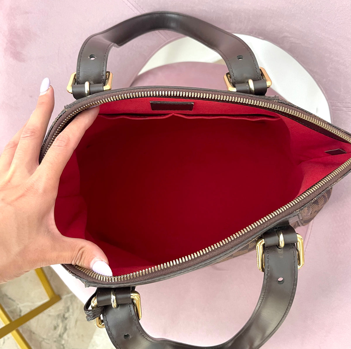 Borsa Verona GM Damier Ebène Louis Vuitton
