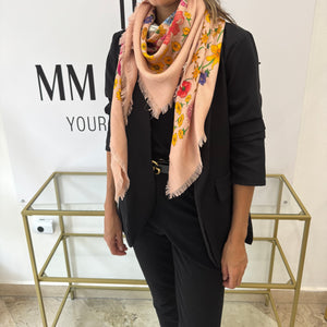 Foulard stampa Floreale Gucci