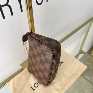 Borsa Mini Pochette Accessoires Damier Ebène Louis Vuitton