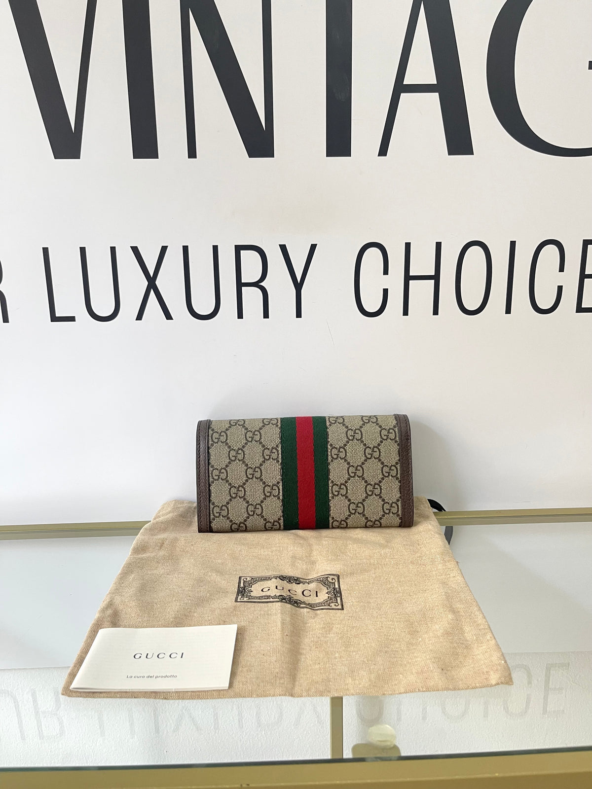 Portafoglio Continental Ophidia GG Gucci