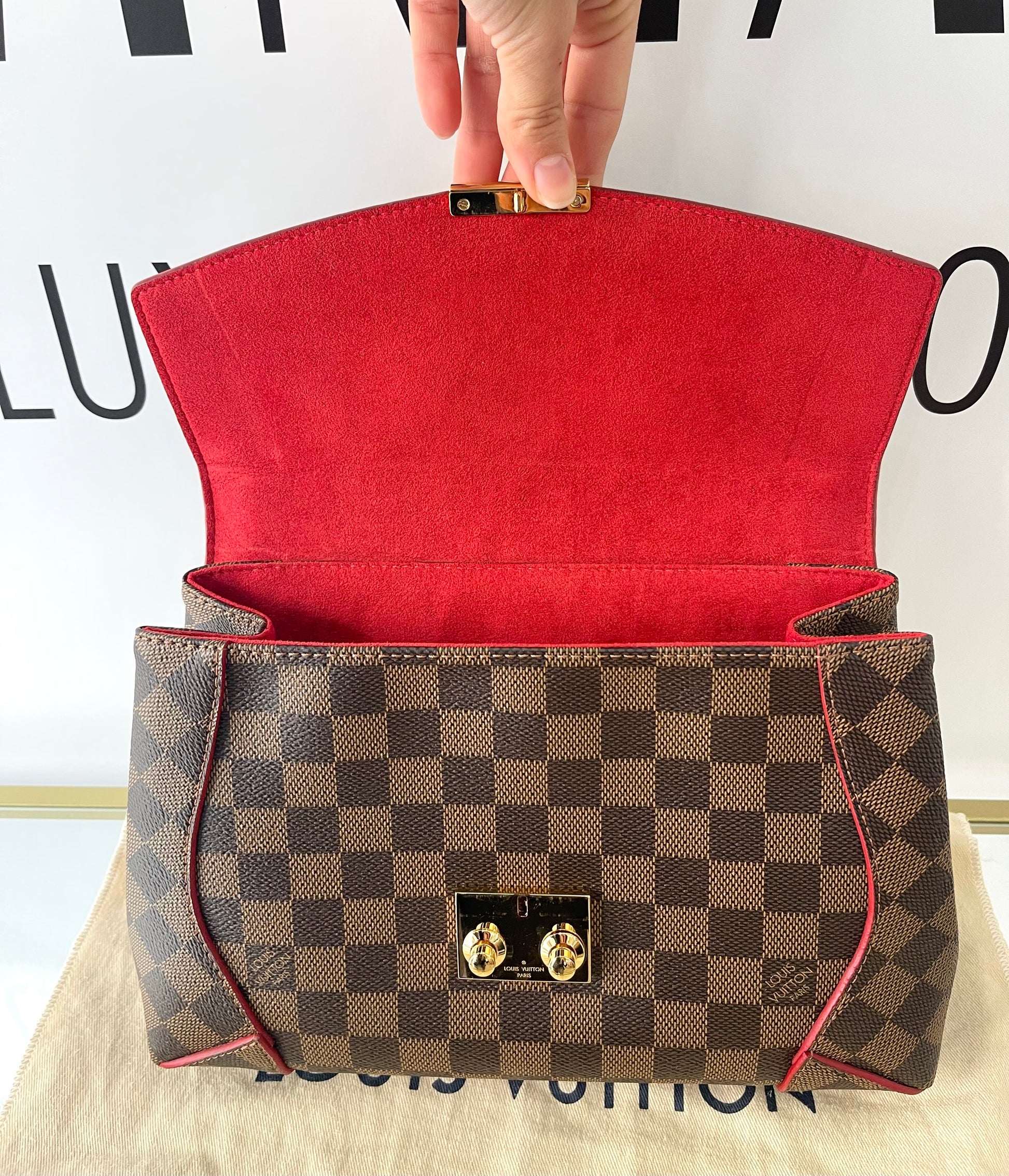 Borsa Caissa Damier Ebéne Louis Vuitton