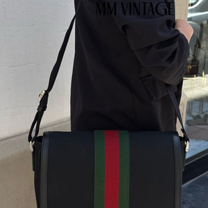 Borsa Techno Web Stripe Gucci