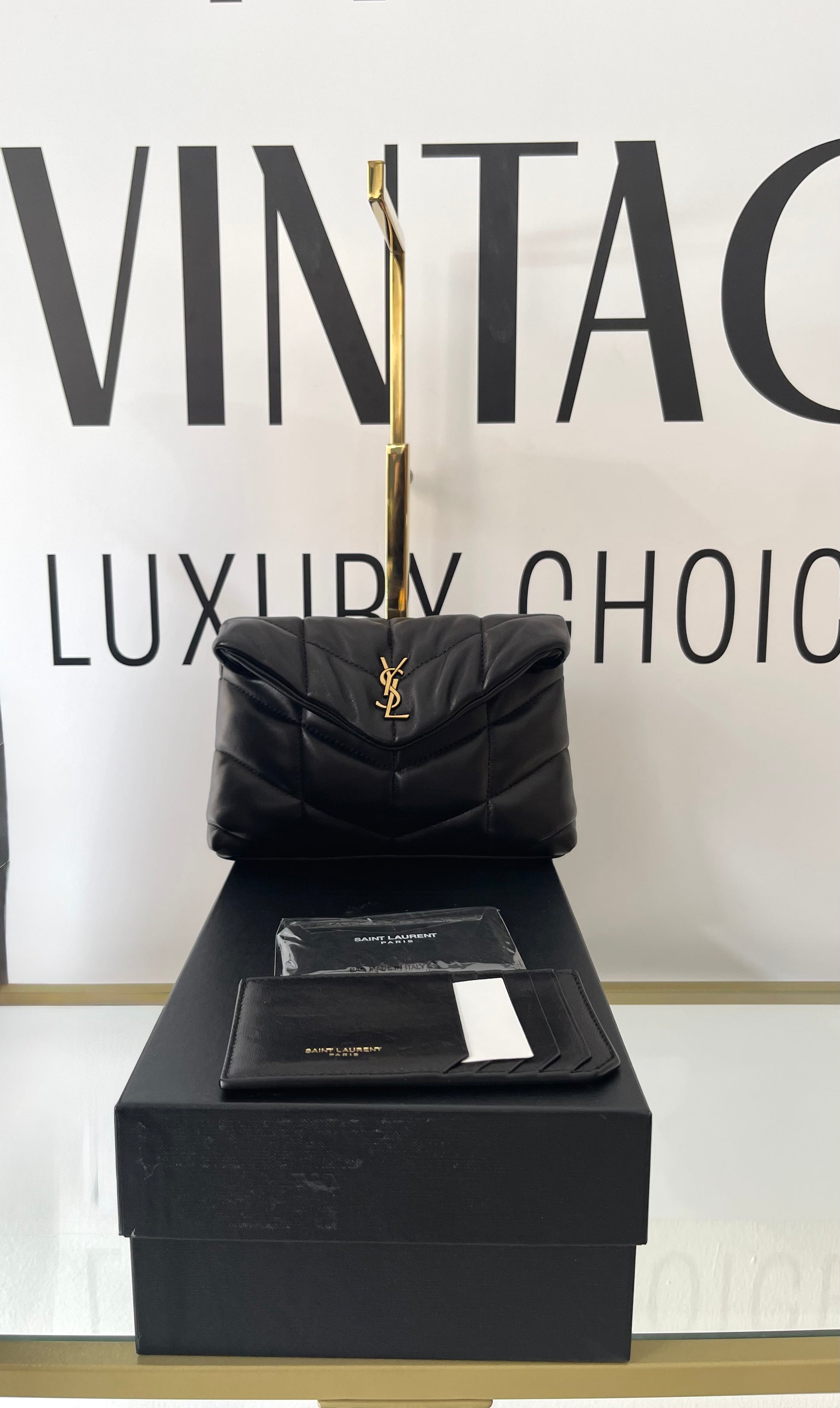 Pouch LouLou Puffer Saint Laurent