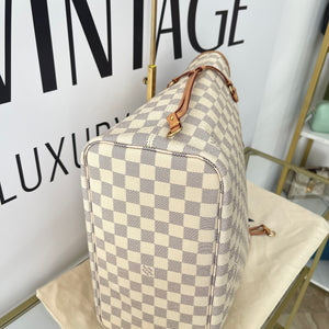 Borsa Neverfull MM Damier Azur Louis Vuitton