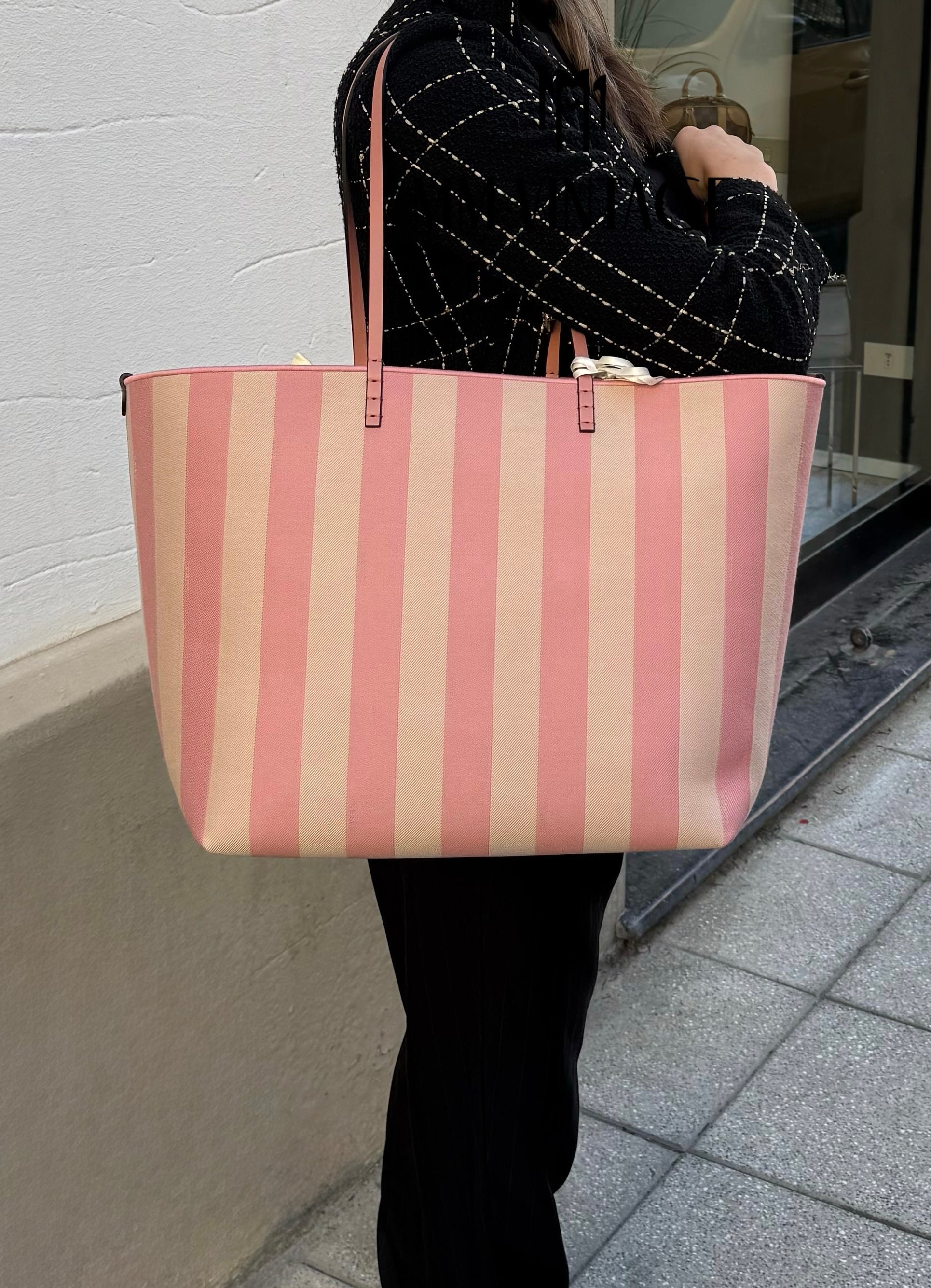 Borsa Shopping Roll Large reversibile Fendi
