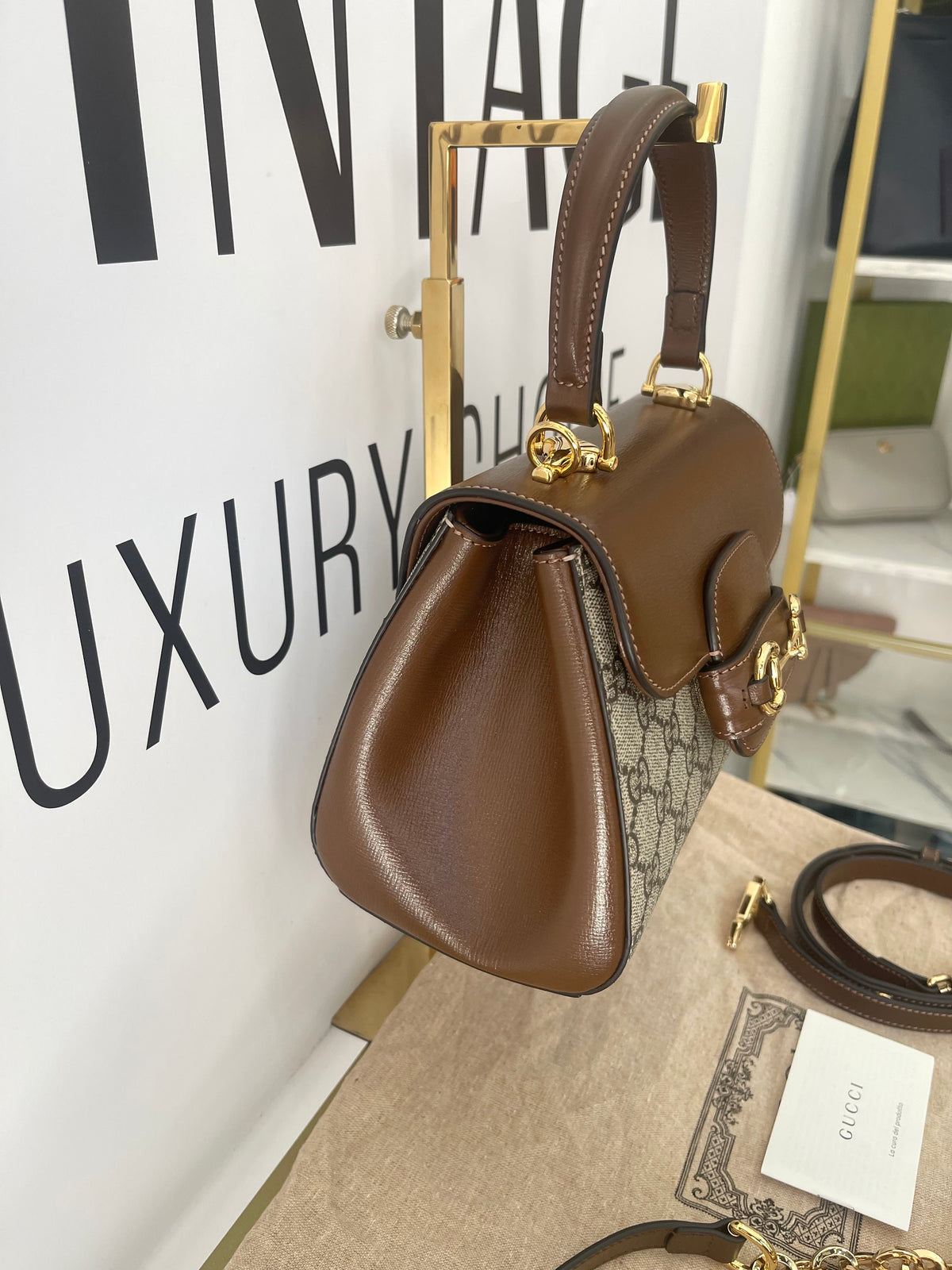 Borsa Horsebit 1955 GG Supreme Gucci