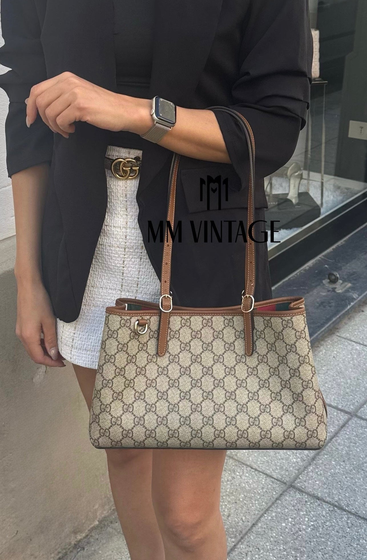 Borsa Shopping Emblem GG Gucci