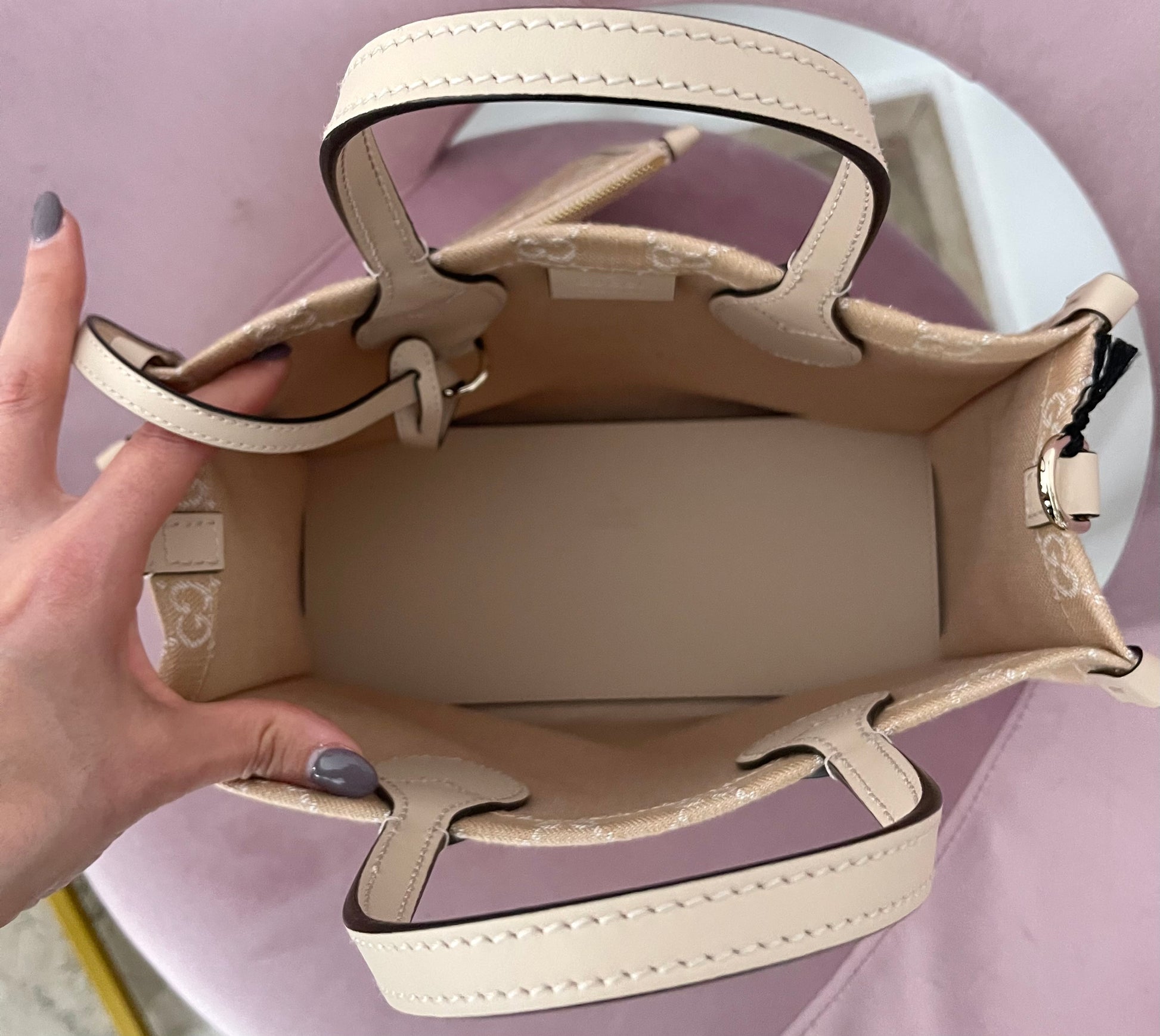 Borsa Shopping Ophidia in denim Gucci