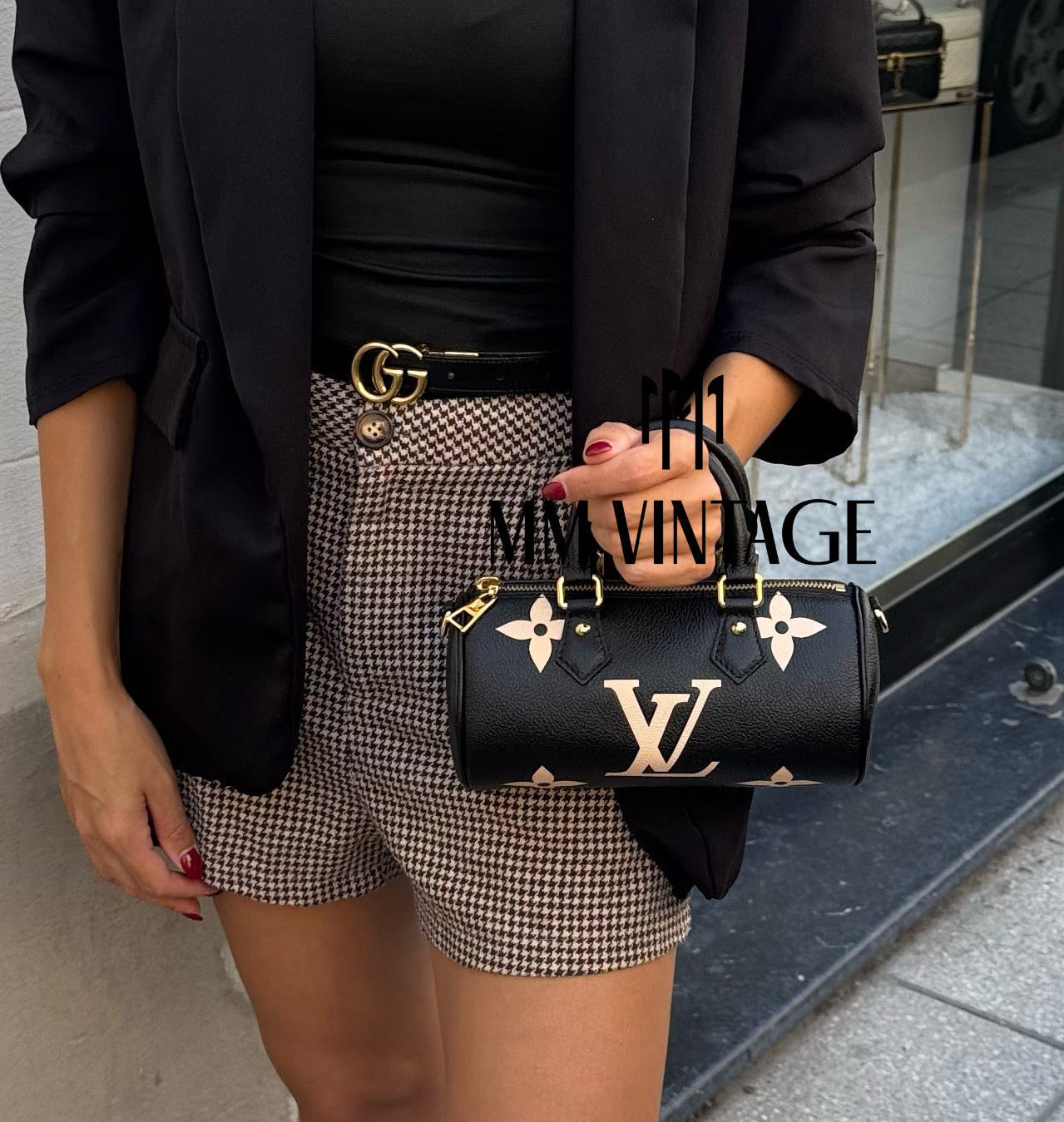 Borsa Papillon BB Monogram Empreinte Bicolor Louis Vuitton