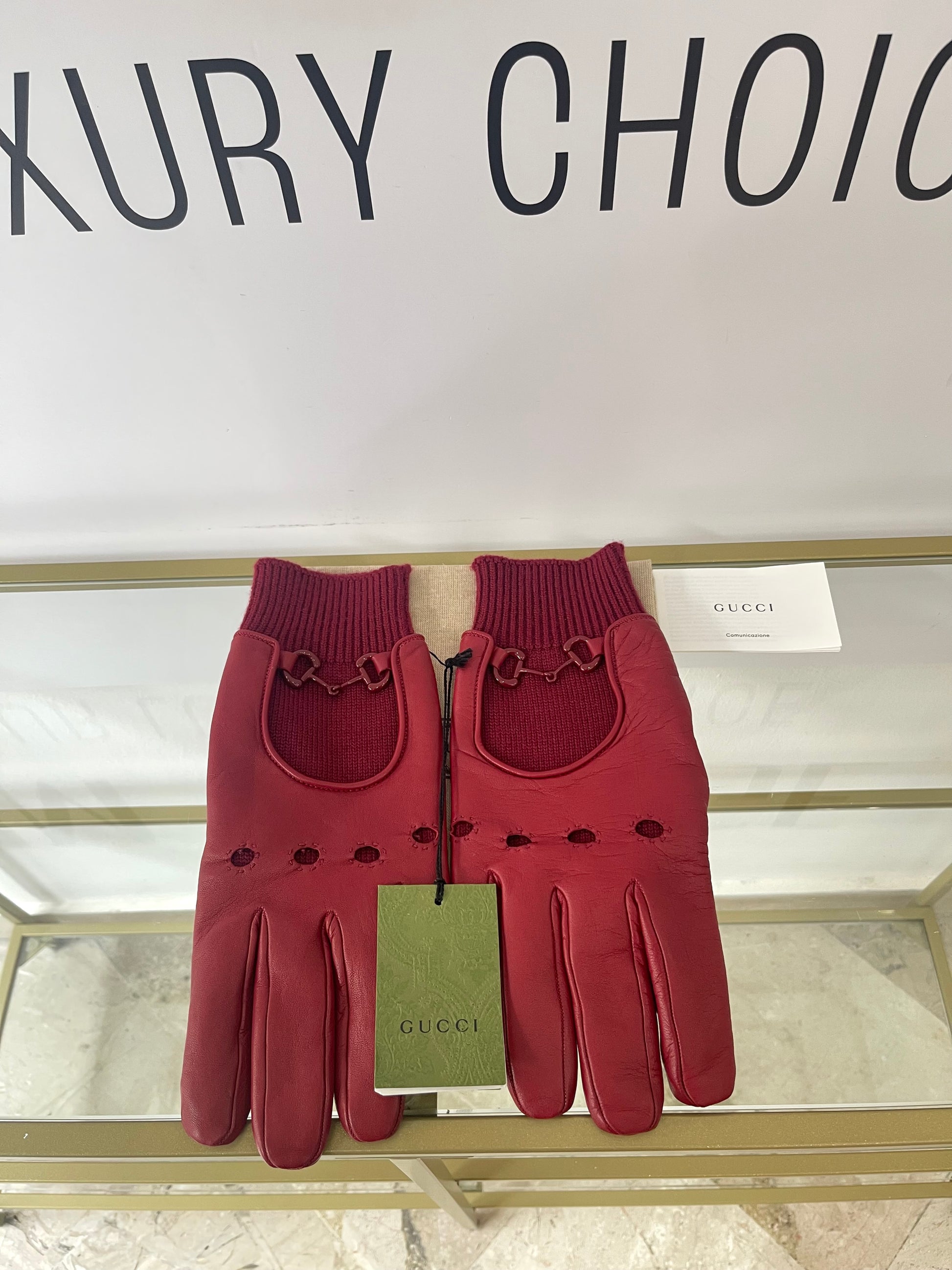 Guanti in pelle Gucci