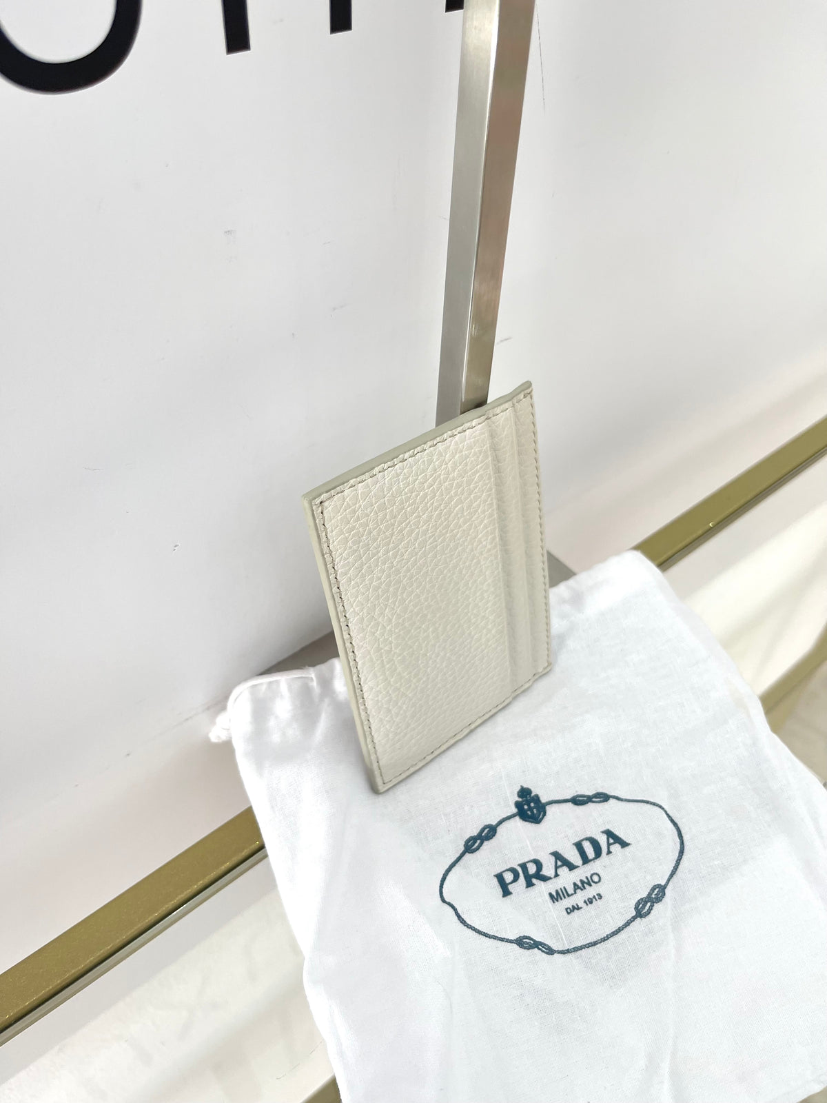 Portacarte in pelle Prada