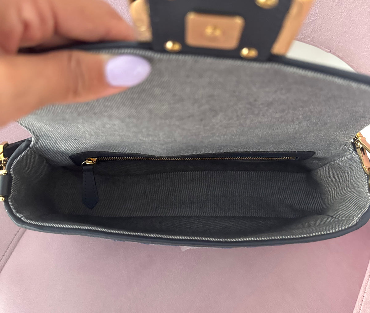 Borsa Baguette FF Fendi