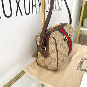 Borsa Camera Bag Horsebit Web Gucci
