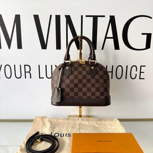 Borsa Alma BB Damier Ébène Louis Vuitton