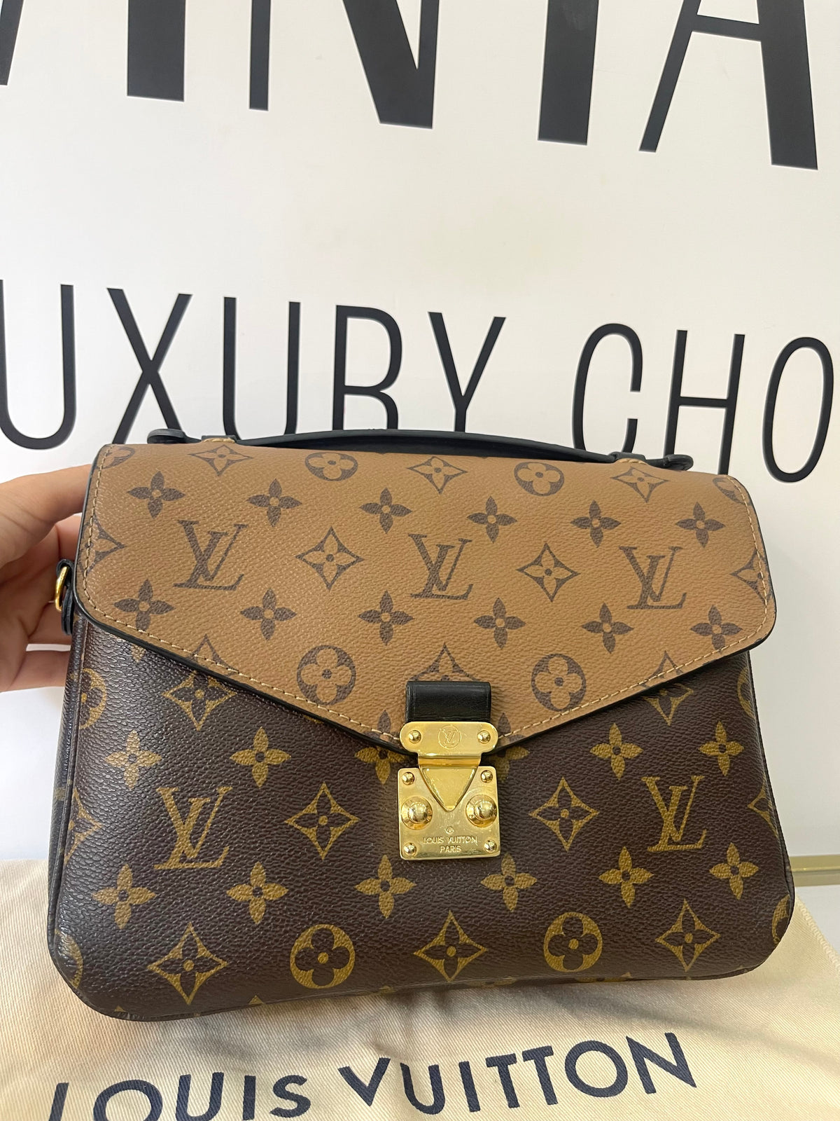 Borsa Métis Monogram Reverse Louis Vuitton