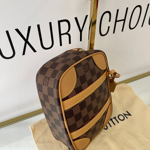 Borsa Valisette Souple BB Damier Ebène Louis Vuitton