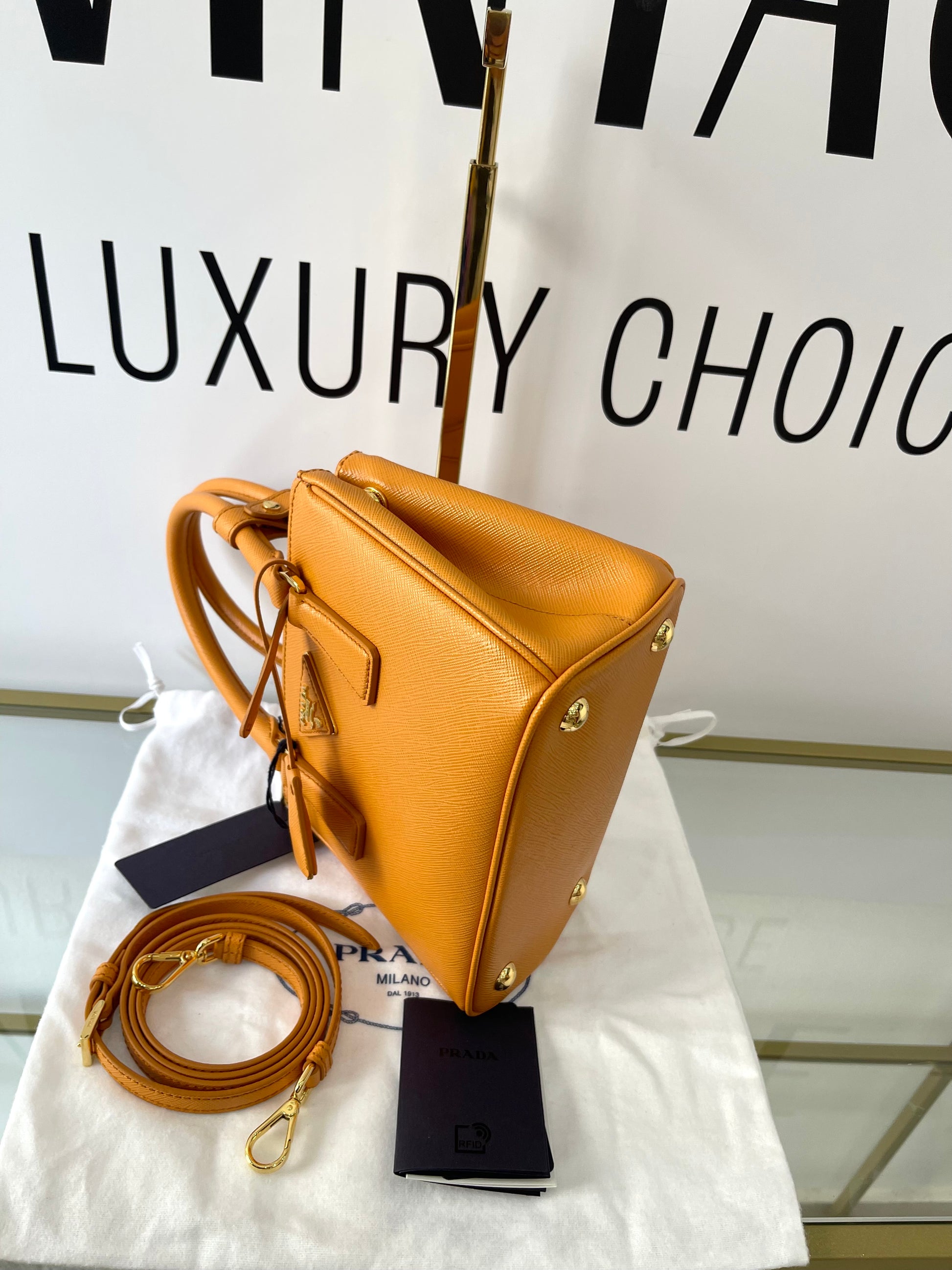 Borsa Galleria Mini in Saffiano Prada