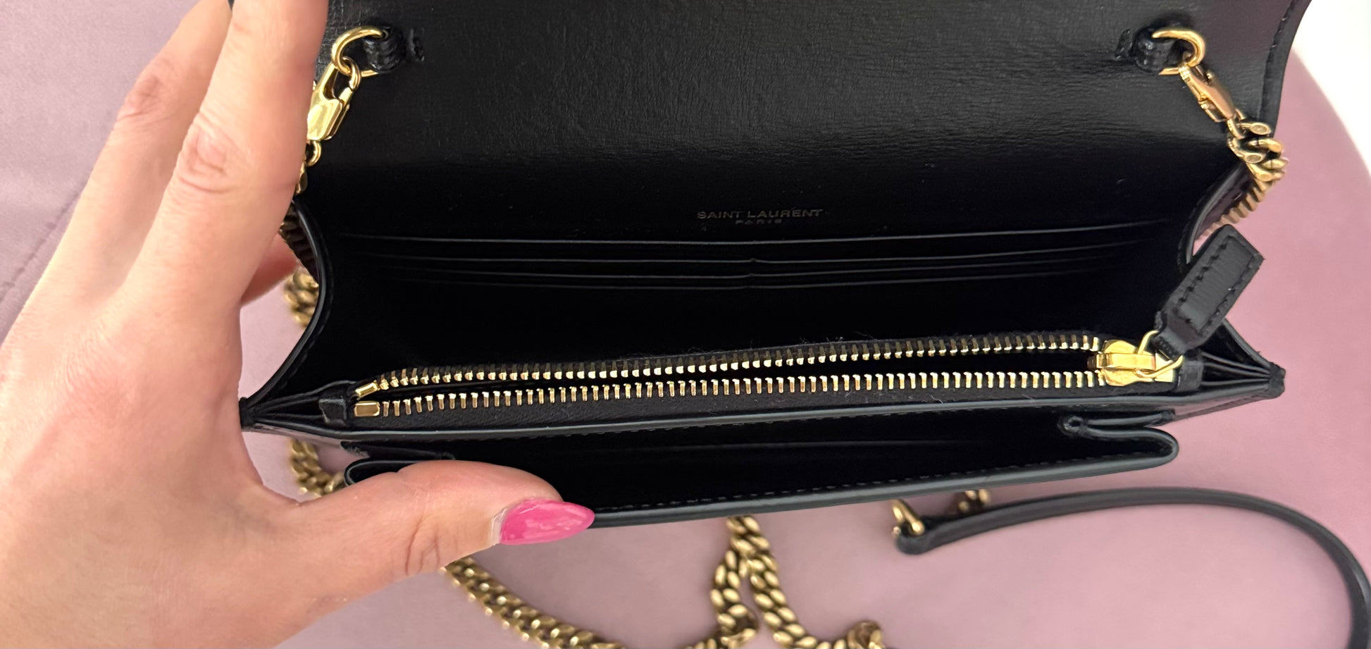Wallet On Chain Sunset Saint Laurent