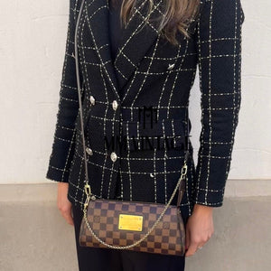 Borsa Eva Damier Ebène Louis Vuitton