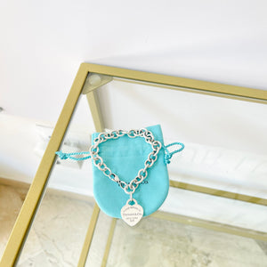 Bracciale a Maglie Cuore M Tiffany