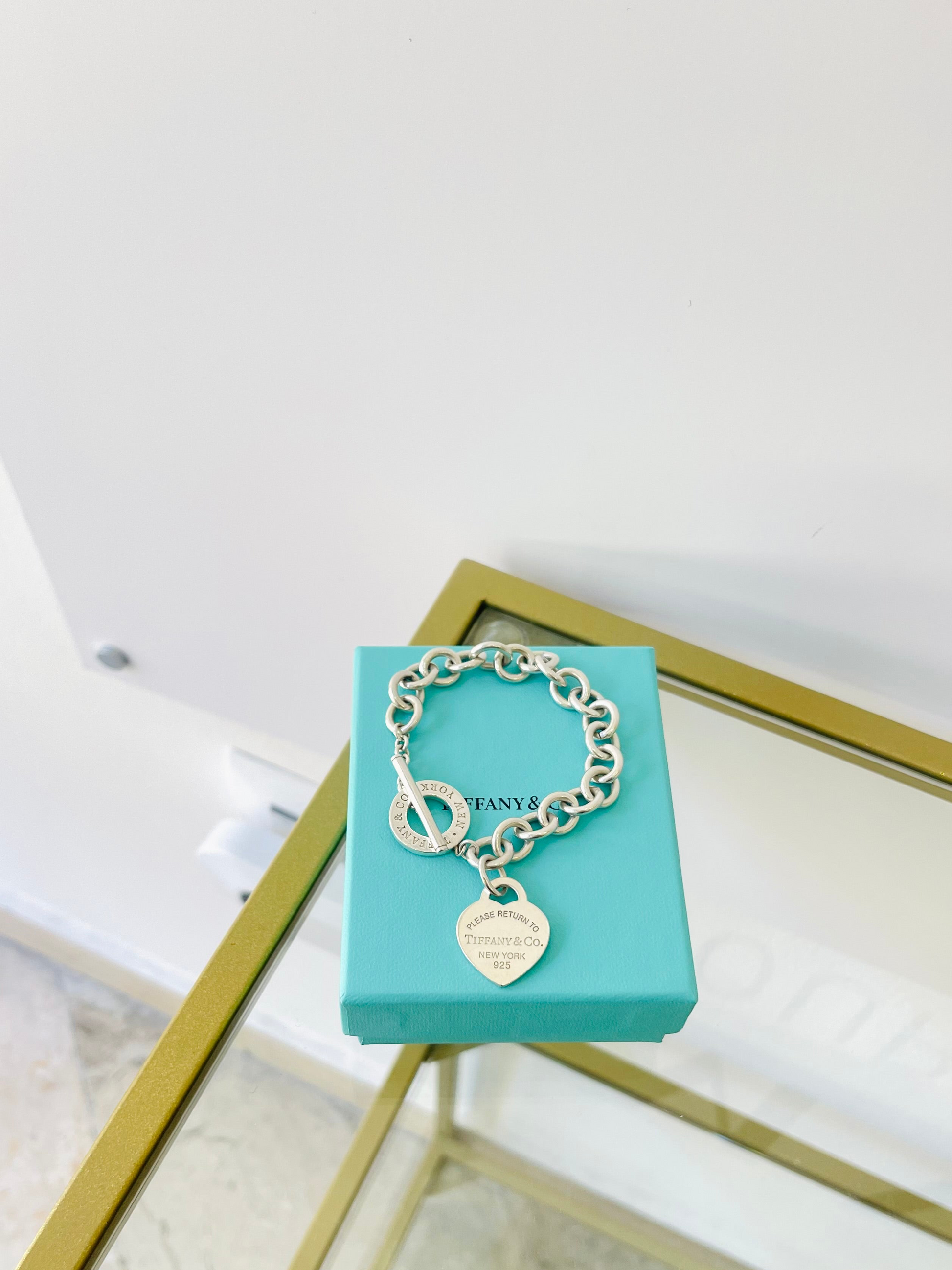Bracciale a Maglie Cuore M Toggle Tiffany