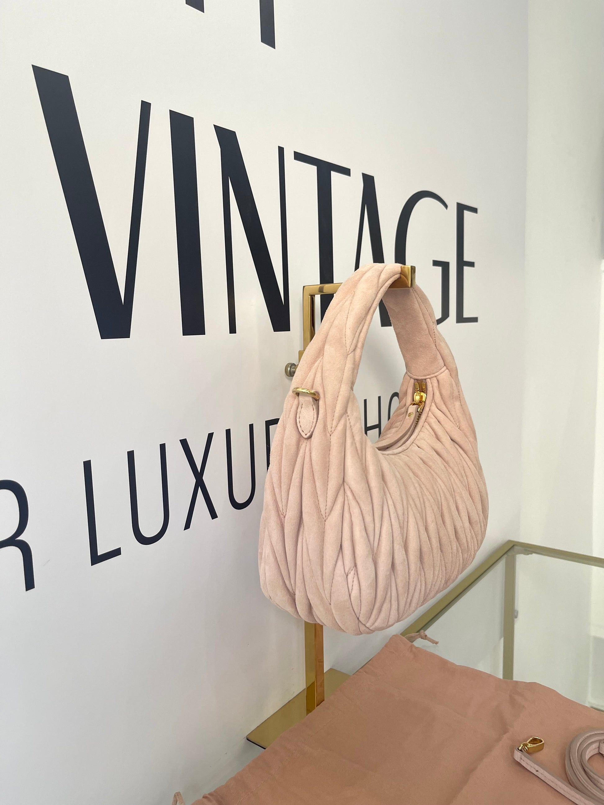 Borsa Hobo Wander Small Miu Miu