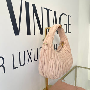 Borsa Hobo Wander Small Miu Miu