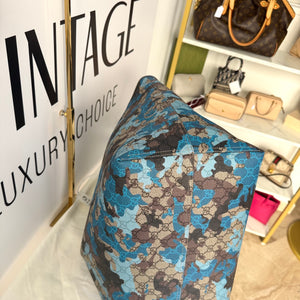 Borsa Shopping Camouflage GG Supreme Gucci