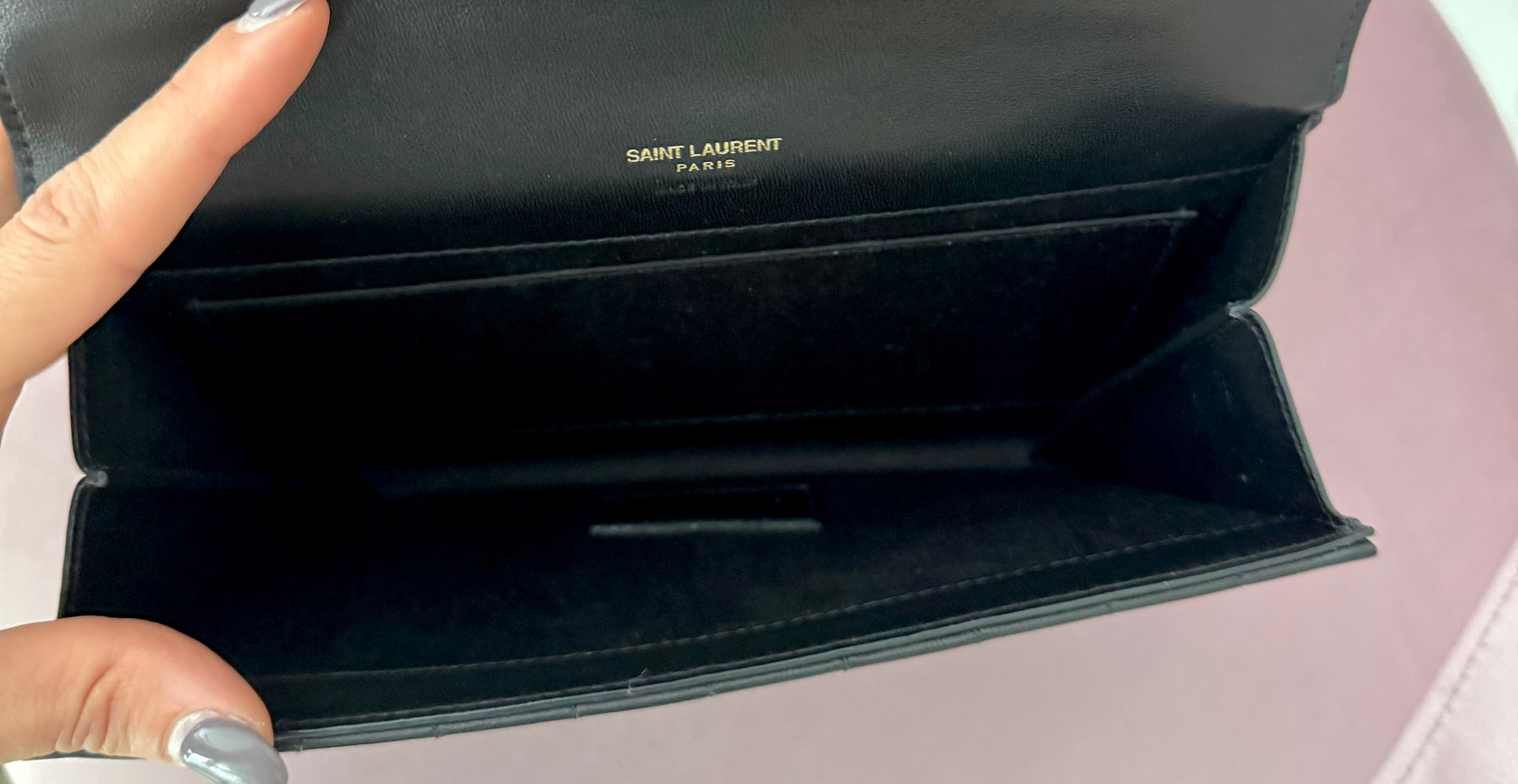Pochette Cassandre matelassé Saint Laurent