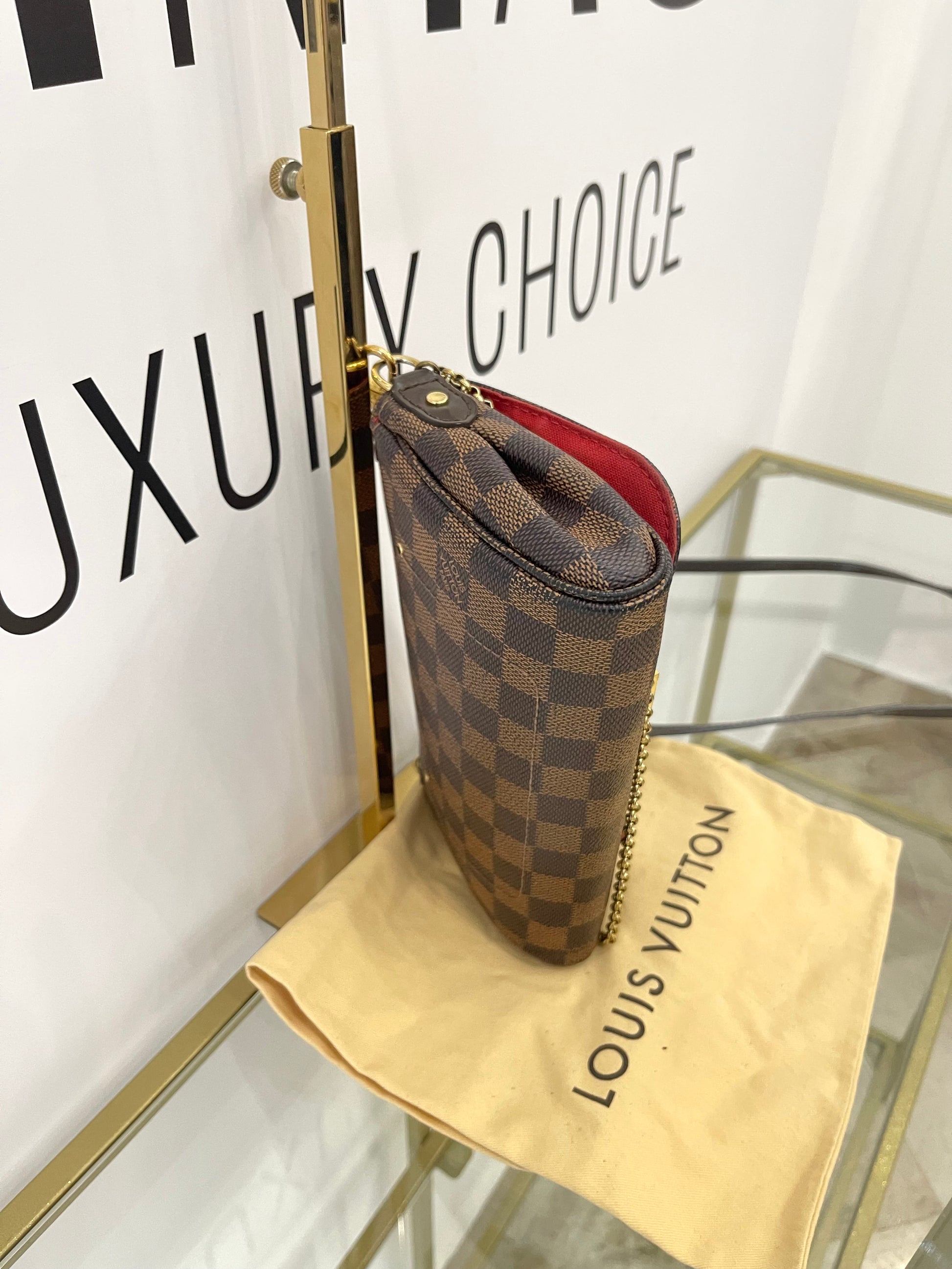 Borsa Favorite PM Damier Ébène Louis Vuitton
