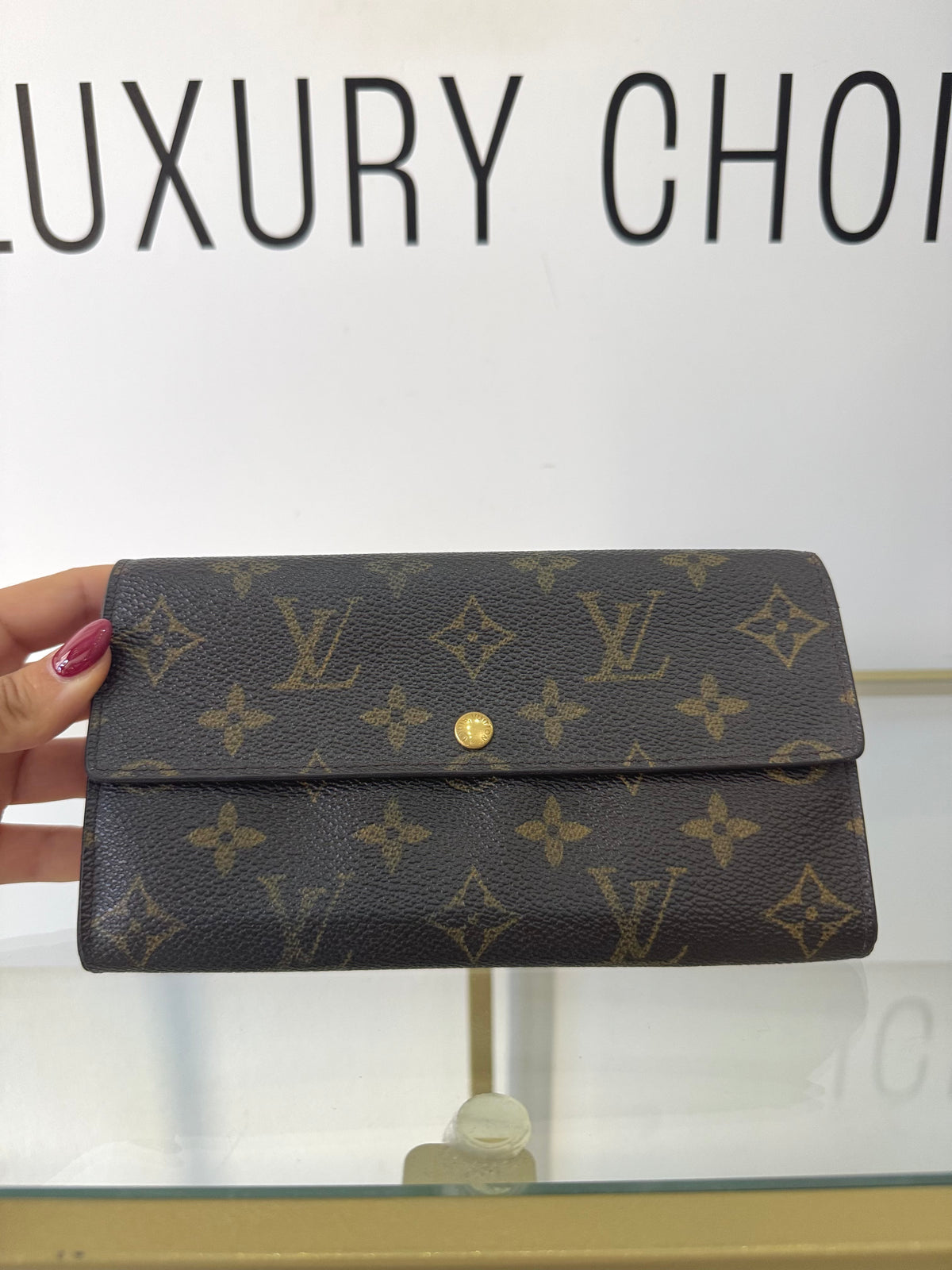 Portafoglio Sarah Monogram Louis Vuitton