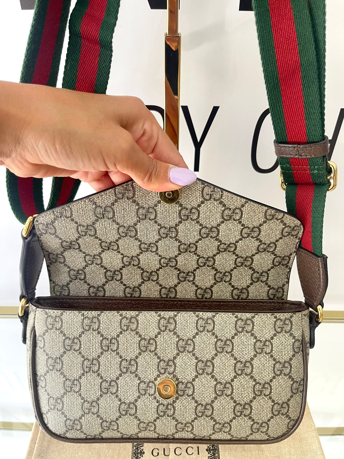Pochette Ophidia GG Supreme Gucci