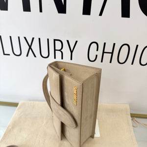 Borsa Le Grand Bambino in Nabuk Jacquemus