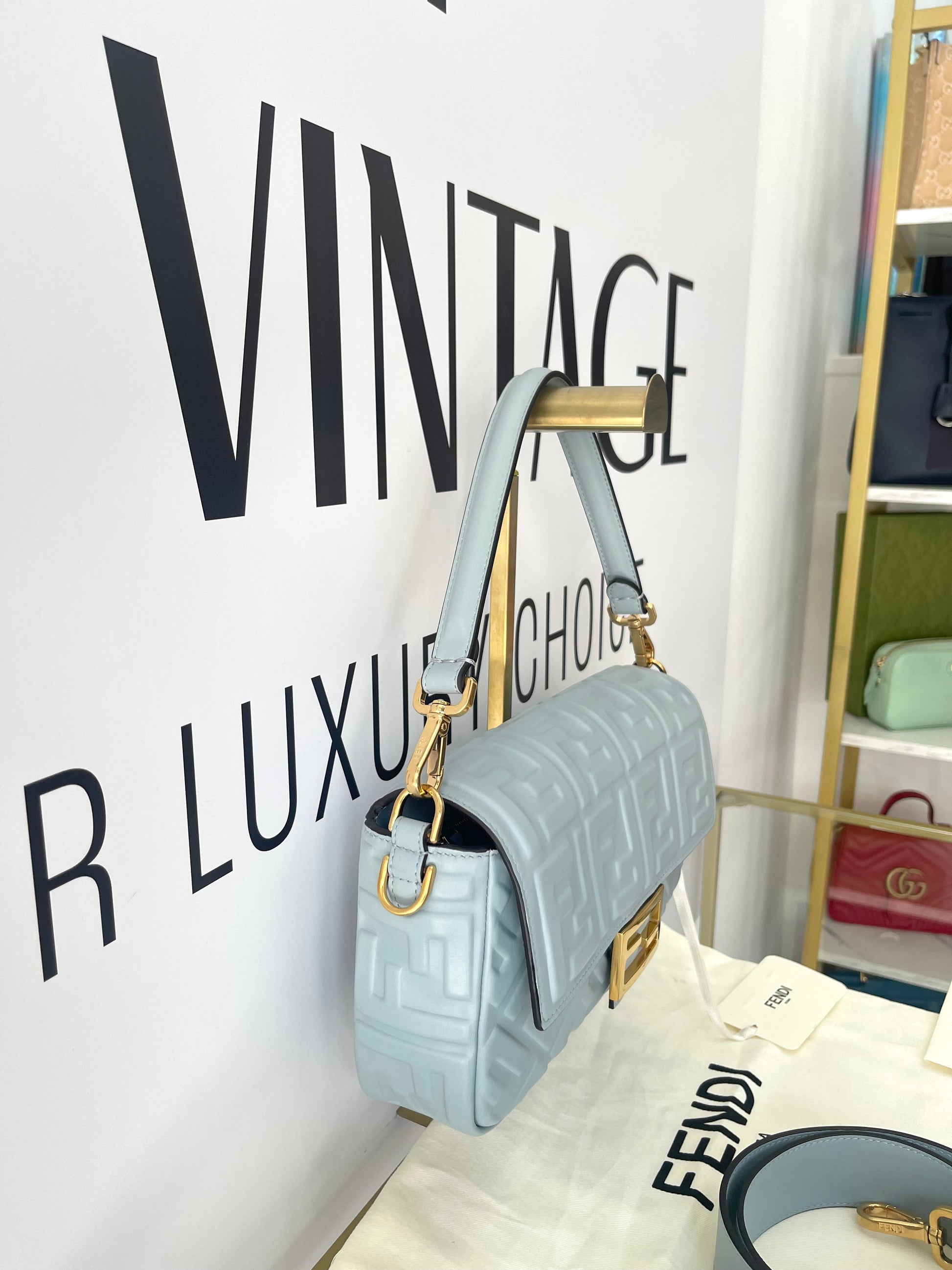 Borsa Baguette FF Fendi