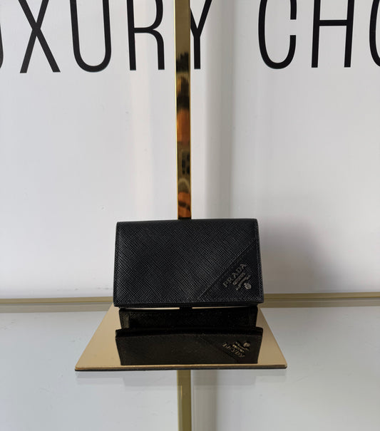 Portamonete in Saffiano Prada