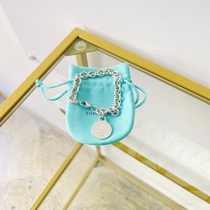 Bracciale a maglie ciondolo round Tiffany
