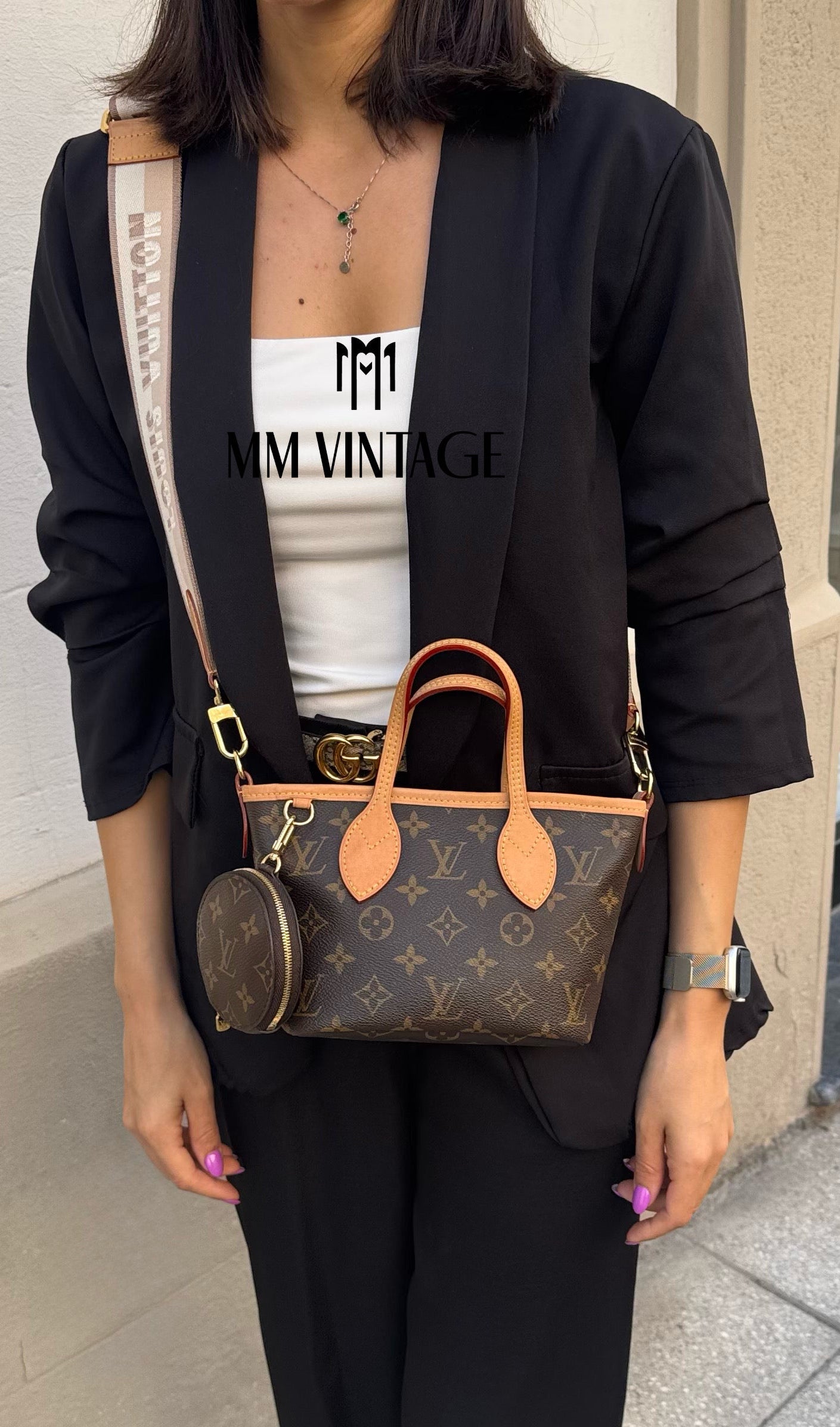 Borsa Neverfull BB Monogram Louis Vuitton