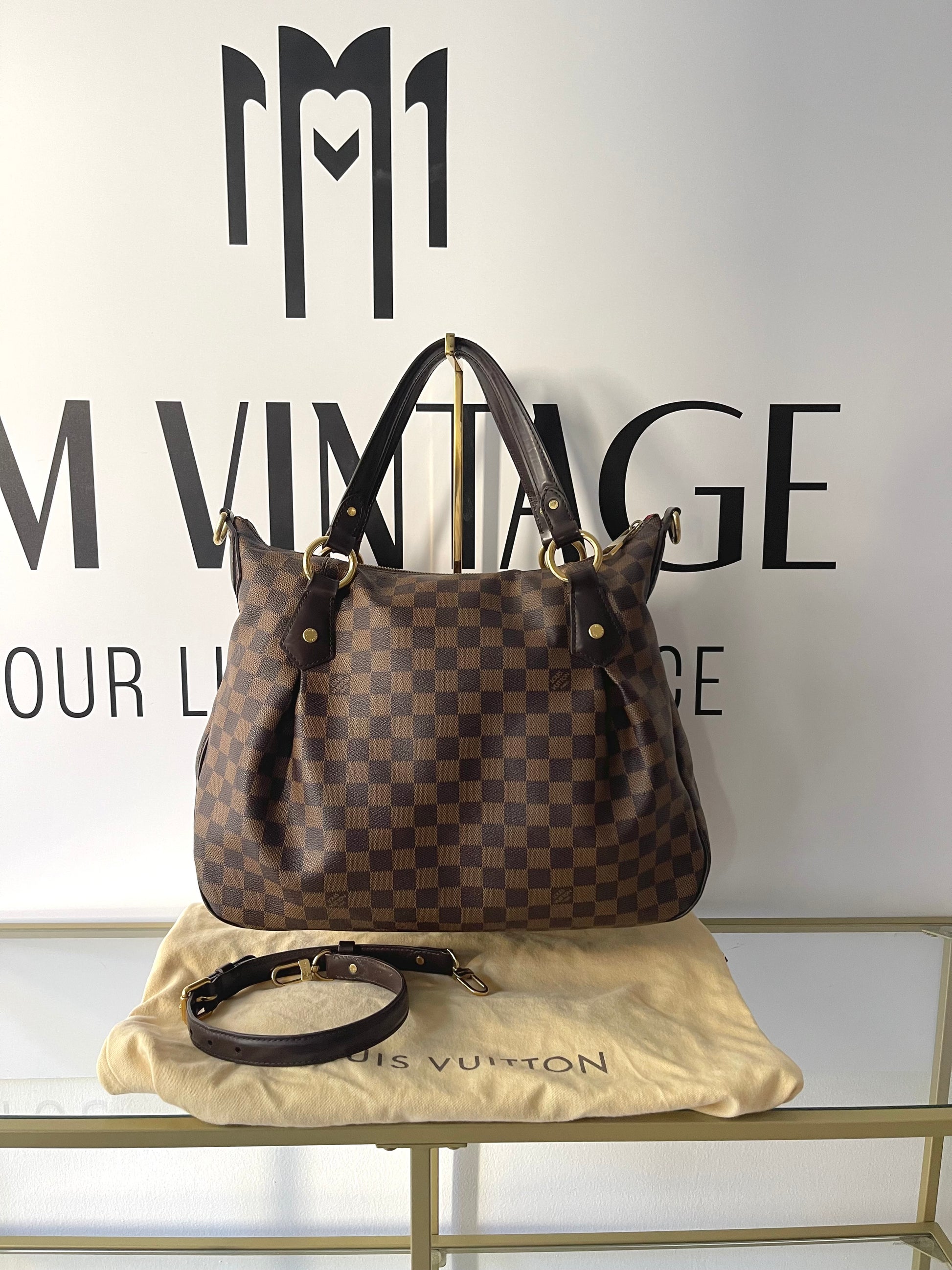 Borsa Evora MM Damier Ebéne Louis Vuitton