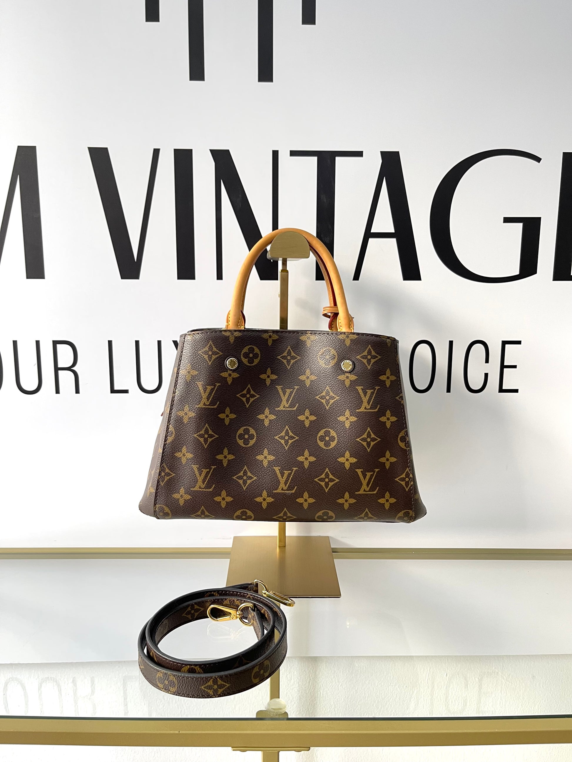 Borsa Montaigne PM Monogram Louis Vuitton
