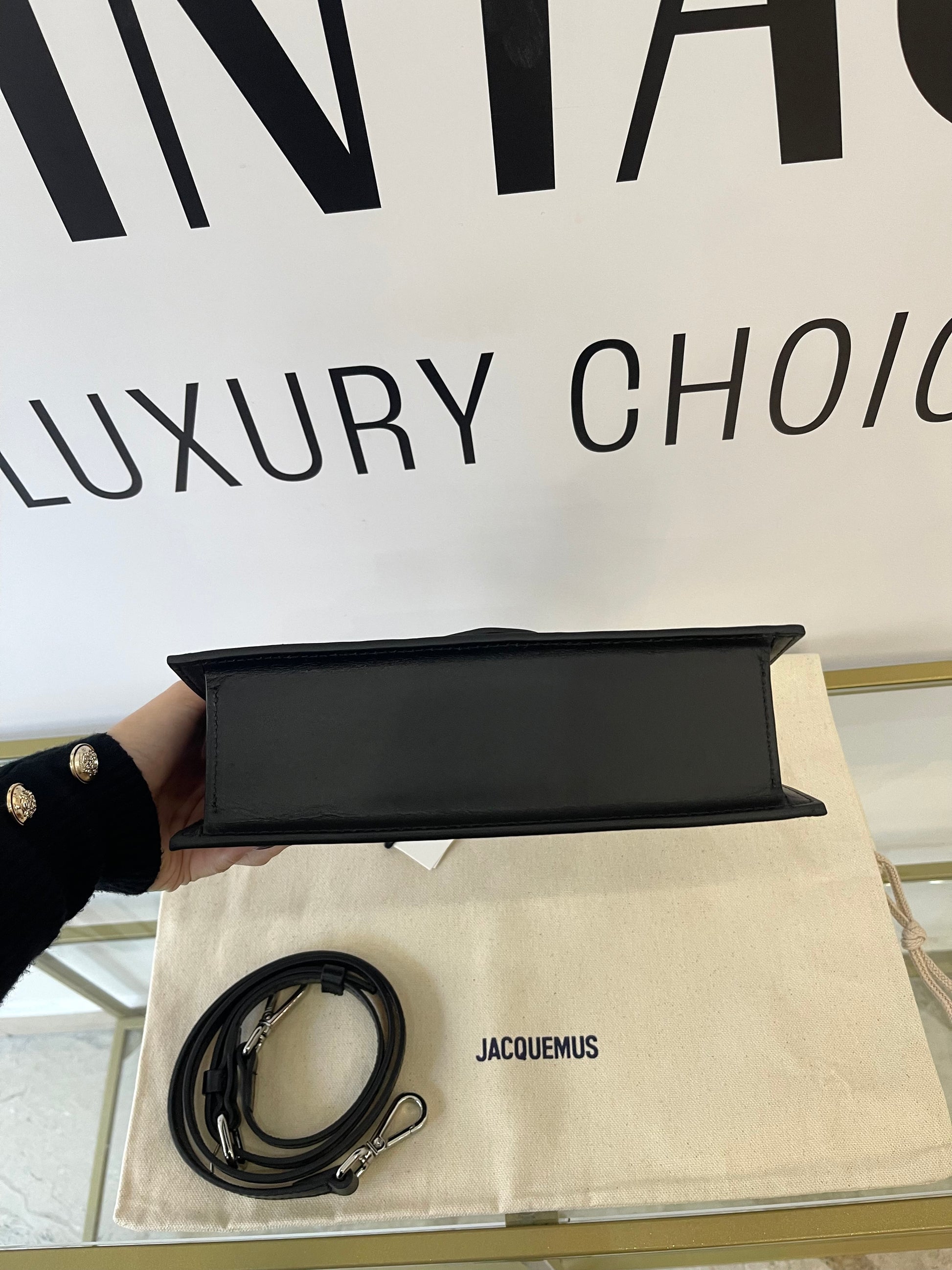 Borsa Le Grand Bambino black hw argento Jacquemus