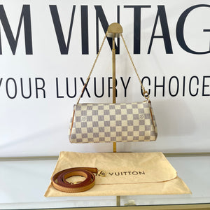 Pochette Eva Damier Azur Louis Vuitton