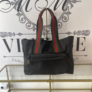 Borsa Shopping in nylon Gucci