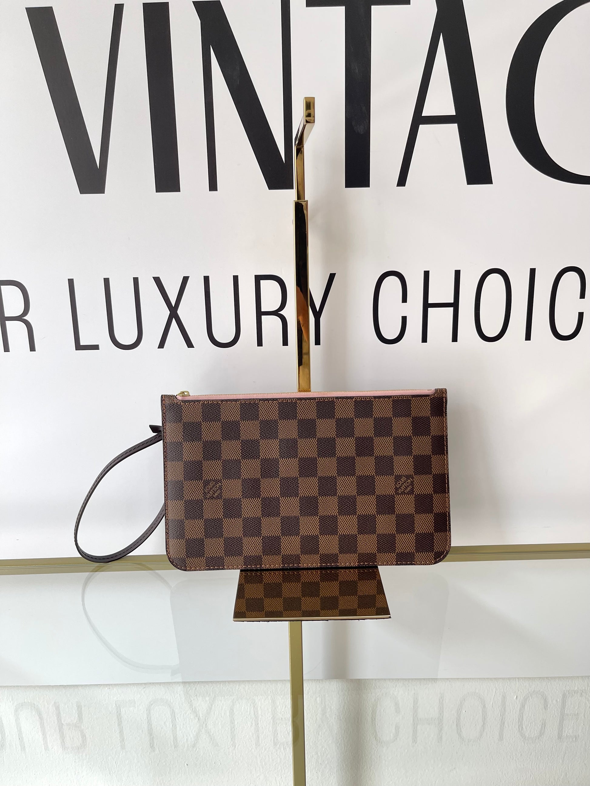 Pochette Damier Ebène Louis Vuitton
