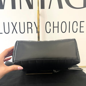 Borsa LouLou Small black hw argento YSL