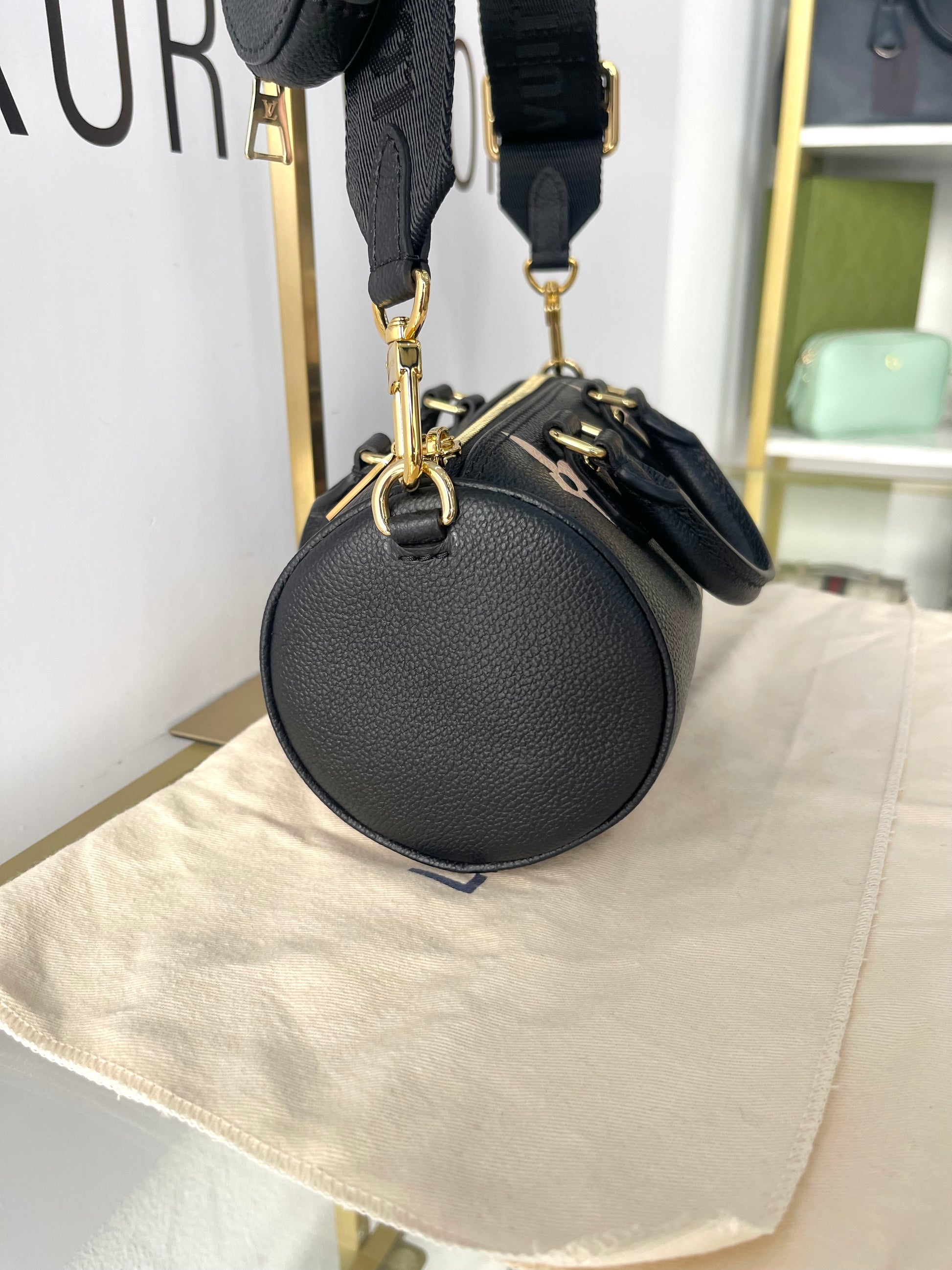 Borsa Papillon BB Monogram Empreinte Bicolor Louis Vuitton