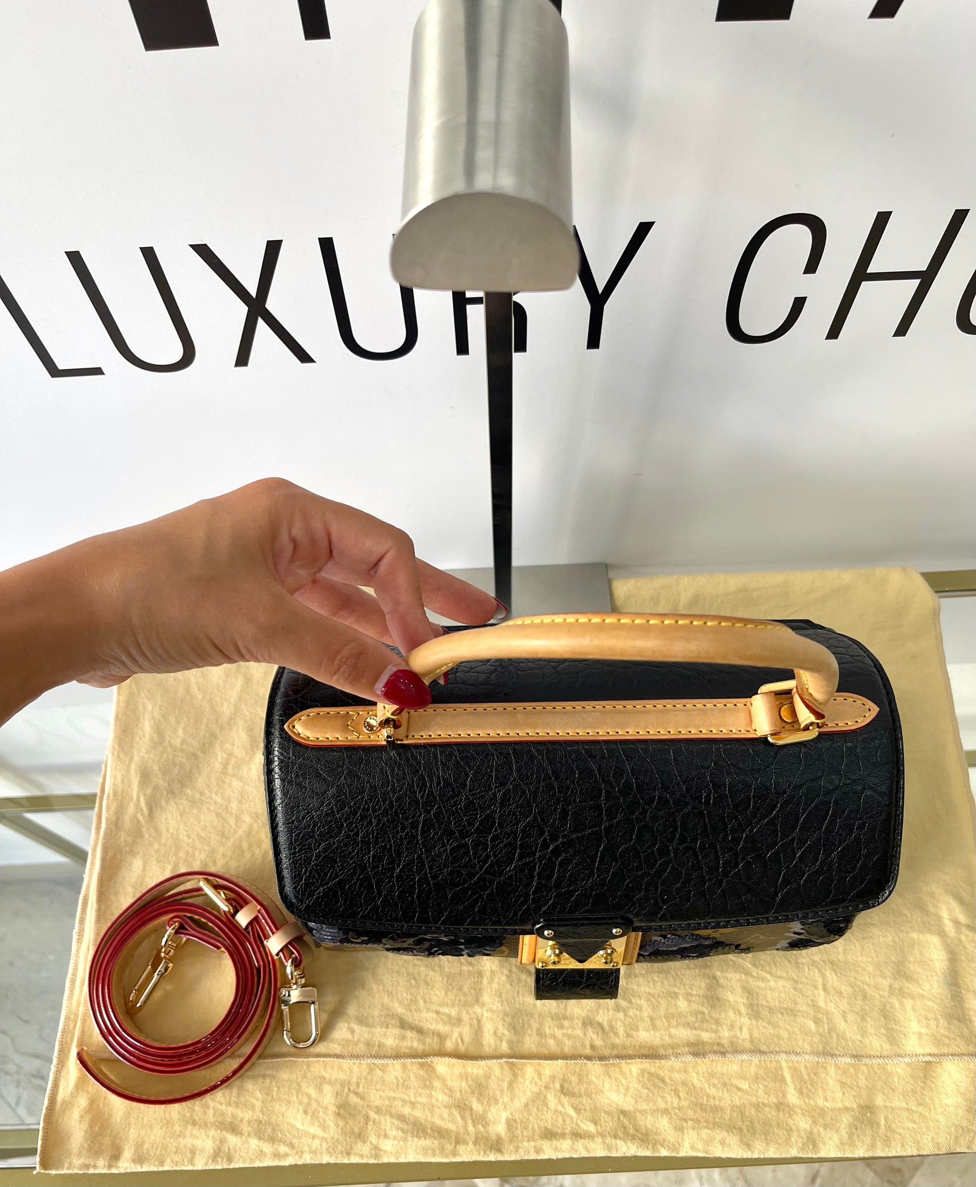 Borsa Fleur de Jais Carrousel Monogram Louis Vuitton LIMITED EDITION