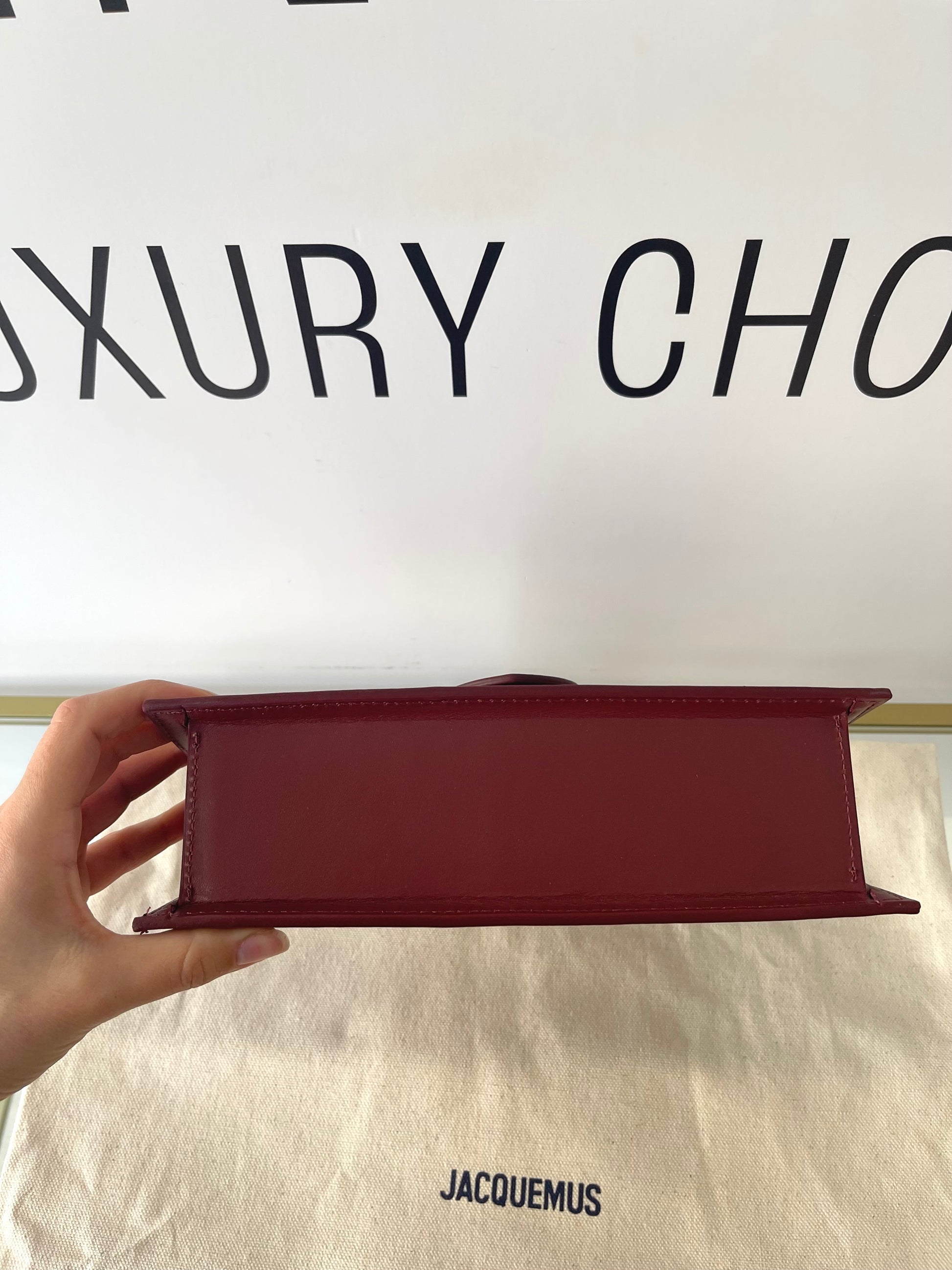 Borsa Le Grand Bambino Bordeaux Jacquemus